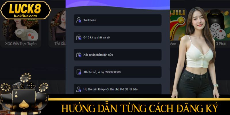 Hướng dẫn người chơi đăng ký tài khoản nhanh nhất